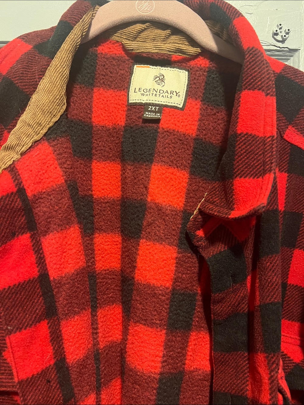 Legendary Whitetails Red & Black Buffalo Plaid Shirt Jacket